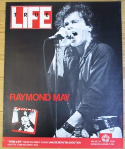 MAY, RAYMOND Vintage "UNADULTERATED ADDICTION" Promo Poster 29" x 23"