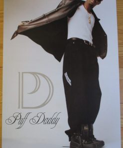 PUFF DADDY Vintage Poster  34" x 22" Original 1998