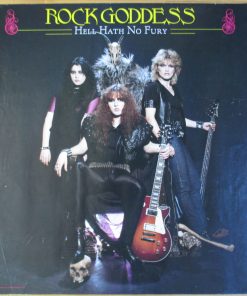 ROCK GODDESS Vintage Promo Poster 1983 "HELL HATH NO FURY" Original 24" x 24"