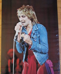 STEWART, ROD Vintage Poster 34″ x 22″ Original 1977 One Stop #1