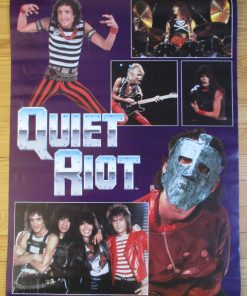 QUIET RIOT Vintage Poster 1984 Original 28" x 20" Bi-Rite