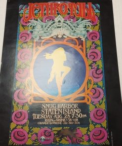 JETHRO TULL - Vintage Double-Sided Handbill Style Poster w/ Calendar Page 2005 13.5" x 10"