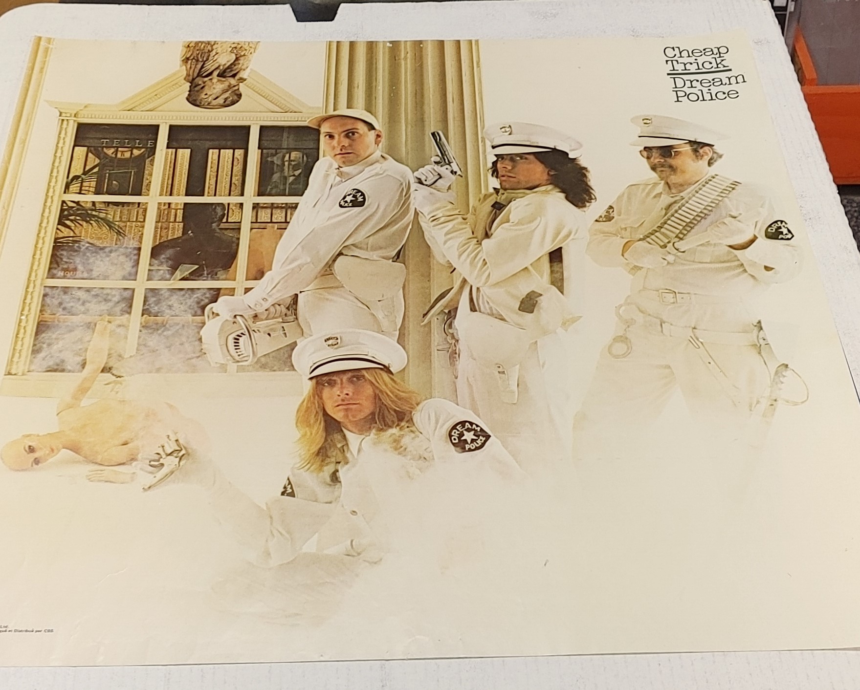 CHEAP TRICK - Vintage "Dream Police" Album Promo Poster 1979 24" x 24"