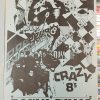CRAZY 8'S - Concert GIG Tour Poster Vancouver Canada ORIGINAL