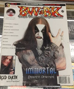 BW&BK Magazine APRIL 2002 - featuring IMMORTAL, ICED EARTH