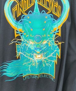 FINGER ELEVEN - VINTAGE "Life Turns Electric" T-SHIRT 2010 L