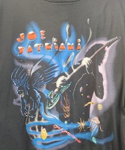 SATRIANI, Joe - VINTAGE "Dreaming In A Blue World" 1990 TOUR T-SHIRT XL