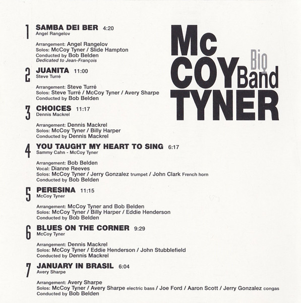 McCoy Tyner Big Band - Journey (CD, Album) (Near Mint (NM or M-)) - Image 4