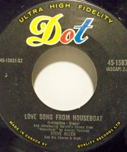 Alternative view of Steve Allen (3) - Hula Hoop / Love Song From Houseboat (7", Single) (Very Good Plus (VG+))