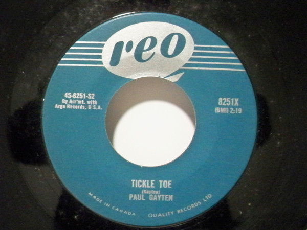 Paul Gayten - Windy / Tickle Toe (7", Single) (Near Mint (NM or M-)) - Image 2