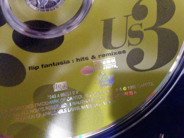 Us3 - Flip Fantasia: Hits & Remixes (CD, Comp) (Near Mint (NM or M-)) - Image 3