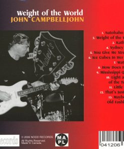 Alternative view of John Campbelljohn - Weight Of The World (CD, Album) (Near Mint (NM or M-))