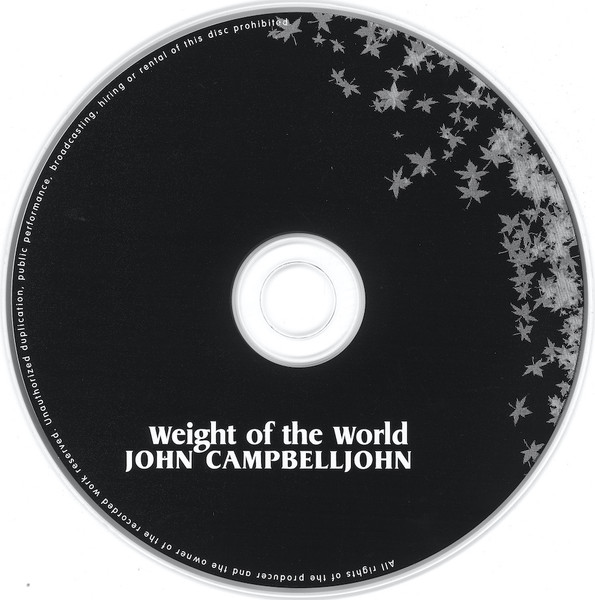 John Campbelljohn - Weight Of The World (CD, Album) (Near Mint (NM or M-)) - Image 3