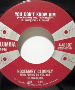 Rosemary Clooney With Frank De Vol And His Orchestra - You Don't Know Him / Surprise! (7", Single) (Very Good Plus (VG+))