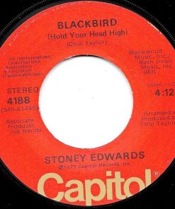 Alternative view of Stoney Edwards - Pickin' Wildflowers / Blackbird (Hold Your Head High) (7") (Very Good Plus (VG+))