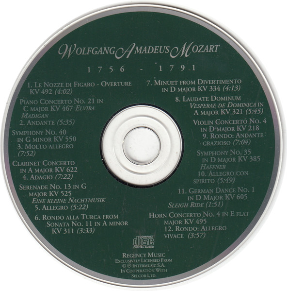 Wolfgang Amadeus Mozart - The Masterpiece Collection - Mozart (CD, Album, Comp) (Near Mint (NM or M-)) - Image 3
