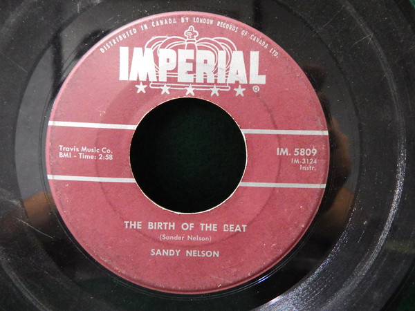 Sandy Nelson - Drums Are My Beat (7") (Near Mint (NM or M-)) - Image 2