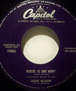 Alternative view of Jackie Gleason And His Orchestra - Just One Yesterday / Where Is She Now? (7", Single) (Very Good Plus (VG+))