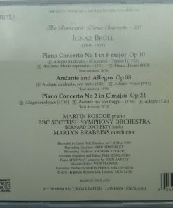 Alternative view of Ignaz Brüll, Martin Roscoe, BBC Scottish Symphony Orchestra, Martyn Brabbins - Piano Concerto No 1, Op 10 (First Recording) / Piano Concerto No 2, Op 24 / Andante And Allegro, Op 88 (First Recording) (CD, Album) (Near Mint (NM or M-))