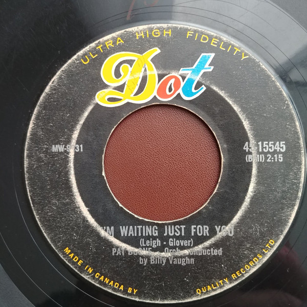 Pat Boone - Why Baby Why (7") (Near Mint (NM or M-)) - Image 2