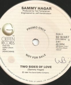 Sammy Hagar - Two Sides Of Love (7", Single, Promo) (Near Mint (NM or M-))