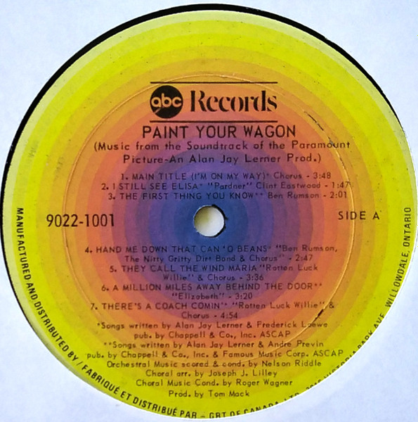 Various - Paint Your Wagon (LP, Gat) (Mint (M)) - Image 3