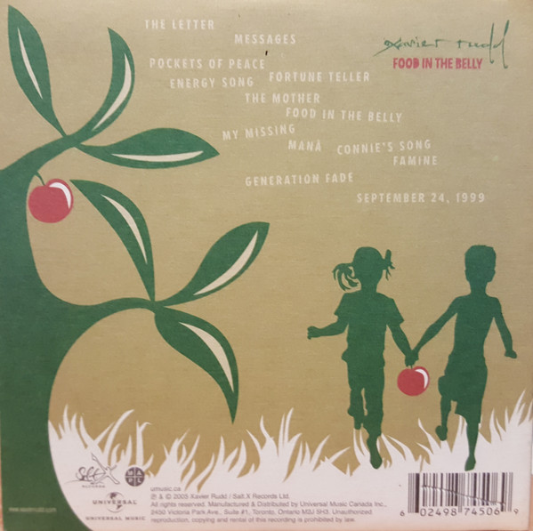 Xavier Rudd - Food In The Belly (CD, Album) (Mint (M)) - Image 2