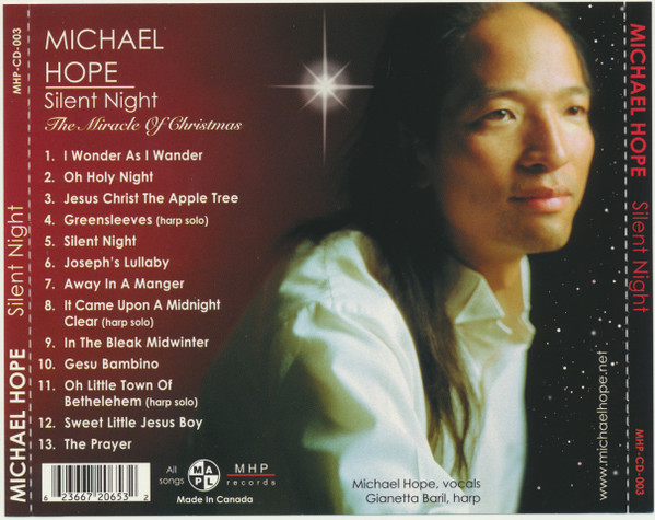 Michael Hope - Silent Night The Miracle Of Christmas (CD, Album) (Near Mint (NM or M-)) - Image 4