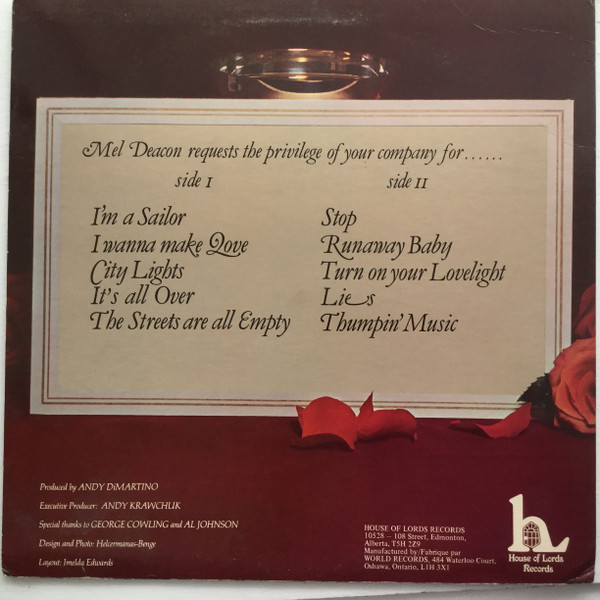 Mel Deacon - It's Been A Privilege (LP, Album) (Mint (M)) - Image 3