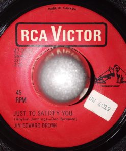 Alternative view of Jim Ed Brown - I Heard From A Memory Last Night / Just To Satisfy You (7", Single) (Very Good Plus (VG+))