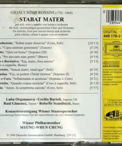 Alternative view of Gioacchino Rossini / Myung-Whun Chung / Wiener Philharmoniker - Stabat Mater (CD, Album) (Near Mint (NM or M-))