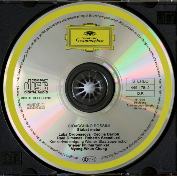 Gioacchino Rossini / Myung-Whun Chung / Wiener Philharmoniker - Stabat Mater (CD, Album) (Near Mint (NM or M-)) - Image 3