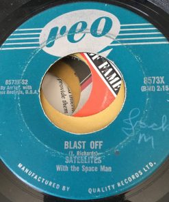 Satellites With The Space Man - Blast Off / Man In Orbit (7", Single) (Very Good Plus (VG+))