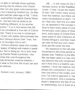 Anthony Braxton - Anthony Braxton´s Charlie Parker Project 1993 (2xCD, Album) (Near Mint (NM or M-)) - Image 4