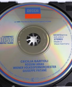 Alternative view of Gioacchino Rossini, Cecilia Bartoli, Giuseppe Patanè, Wiener Volksopernorchester - Rossini Arias (CD, Album) (Near Mint (NM or M-))