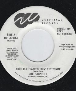 Joe Barnhill - Your Old Flame's Goin' Out Tonite (7", Single, Promo) (Near Mint (NM or M-))
