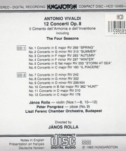 Alternative view of Antonio Vivaldi, Liszt Ferenc Chamber Orchestra - 12 Concerti Op. 8 - Il Cimento Dell'Armonia E Dell'Inventione (2xCD) (Near Mint (NM or M-))