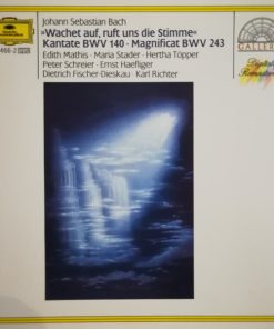 Johann Sebastian Bach, Edith Mathis, Maria Stader, Hertha Töpper, Peter Schreier, Ernst Haefliger, Dietrich Fischer-Dieskau, Karl Richter - «Wachet Auf, Ruft Uns Die Stimme» Cantate, BWV 140 • Magnificat, BWV 243 (CD, Comp, RM) (Near Mint (NM or M-))
