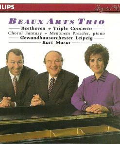 Ludwig van Beethoven - Beaux Arts Trio, Menahem Pressler, MDR Rundfunkchor, Gewandhausorchester Leipzig, Kurt Masur - Triple Concerto / Choral Fantasy (CD, Album) (Near Mint (NM or M-))