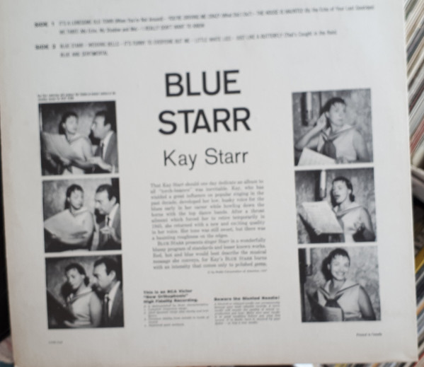 Kay Starr - Blue Starr (LP, Album) (Near Mint (NM or M-)) - Image 2