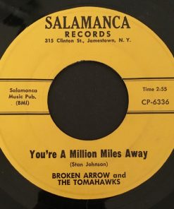 Alternative view of Broken Arrow And The Tomahawks - I Get Rainy River Blues (7", Single) (Very Good Plus (VG+))