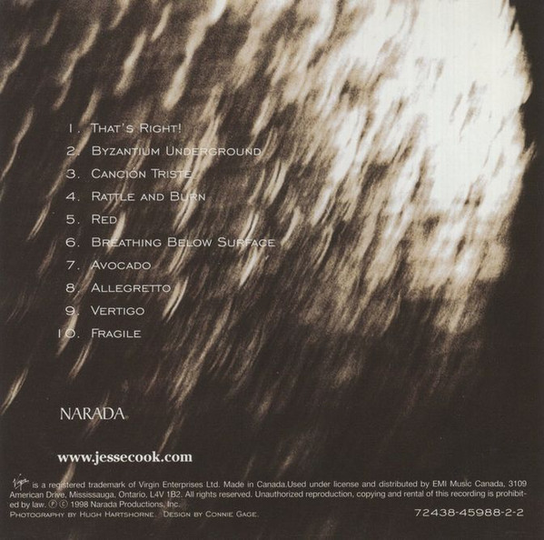 Jesse Cook - Vertigo (CD, Album) (Near Mint (NM or M-)) - Image 5