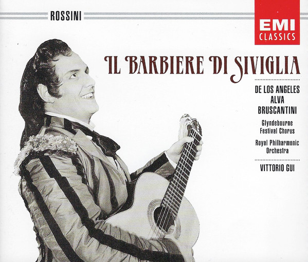 Gioacchino Rossini / Vittorio Gui / Royal Philharmonic Orchestra / Glyndebourne Festival Chorus / Victoria De Los Angeles / Luigi Alva / Sesto Bruscantini - Il Barbiere Di Siviglia (2xCD, Album, RE, RM + Box, Album, RE, RM) (Near Mint (NM or M-))