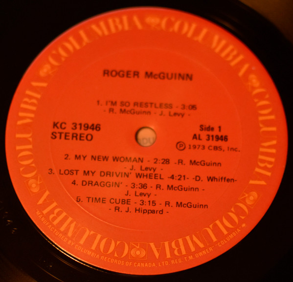 Roger McGuinn - Roger McGuinn (LP, Album) (Mint (M)) - Image 3