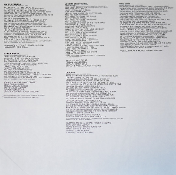 Roger McGuinn - Roger McGuinn (LP, Album) (Mint (M)) - Image 5
