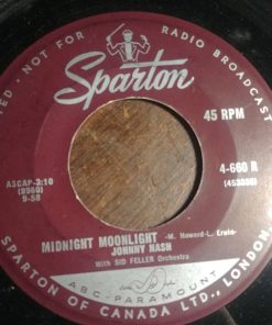 Johnny Nash - Midnight Moonlight / Almost In Your Arms (7", Single) (Very Good Plus (VG+))