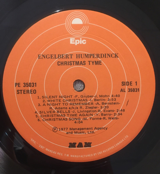 Engelbert Humperdinck - Christmas Tyme (LP, Album) (Mint (M)) - Image 3