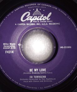 Ed Townsend - Be My Love / With No One To Love (7") (Very Good Plus (VG+))