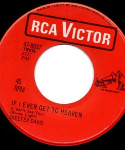 Alternative view of Skeeter Davis - If I Had Wheels / If I Ever Get To Heaven (I Won't See You) (7", Single) (Very Good (VG))