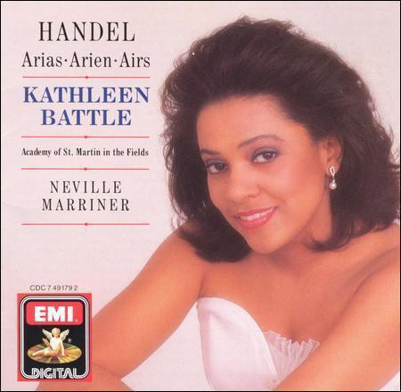 Georg Friedrich Händel - Kathleen Battle, The Academy Of St. Martin-in-the-Fields, Sir Neville Marriner - Arias = Arien = Airs (CD, Album) (Near Mint (NM or M-))